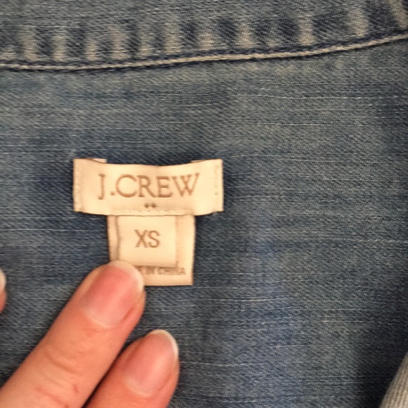 J crew chambray pullover dress - Picture 3 of 6